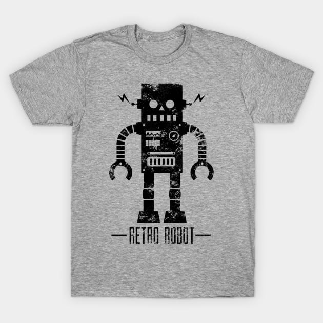 Retro robot - vintage T-Shirt by Viatic